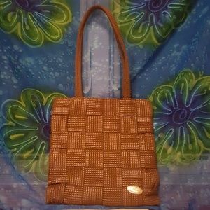 Creazioni "Alma" made in italy vintage tote woven